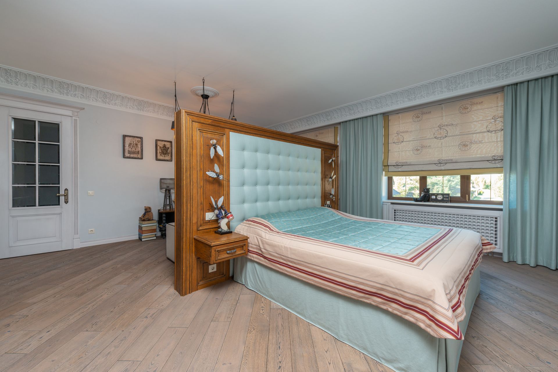 A light-filled bedroom